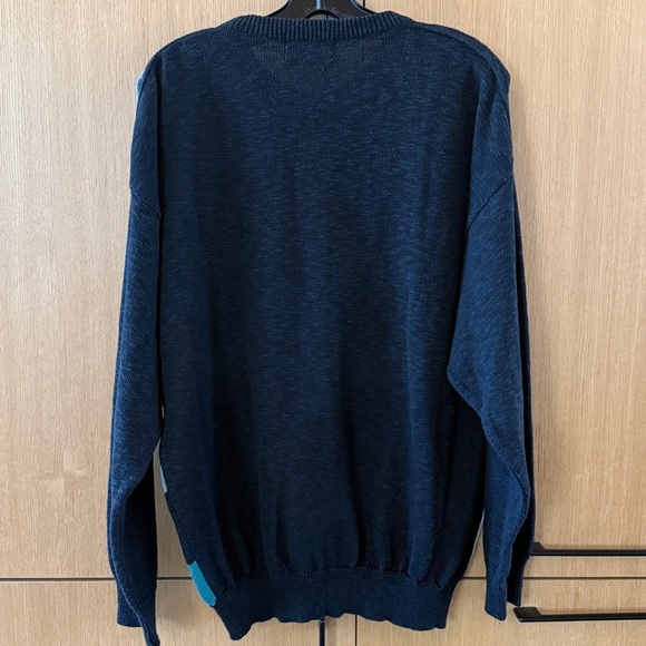 VINTAGE MIMI SPIRIT Mens KNIT WOOL Frankenstein SWEATER Size Large - Picture 6 of 9